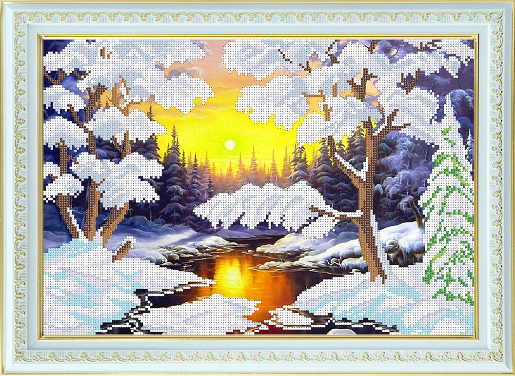 Расчет картины бисером