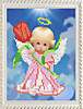 КА5-003 Ангелочек с тюльпаном