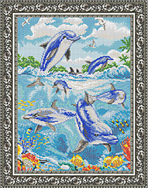 КА3-315 Игривые дельфины