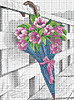 КА3-421 Цветочный зонтик. Тюльпаны