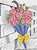 КА3-424 Цветочный зонтик. Пионы